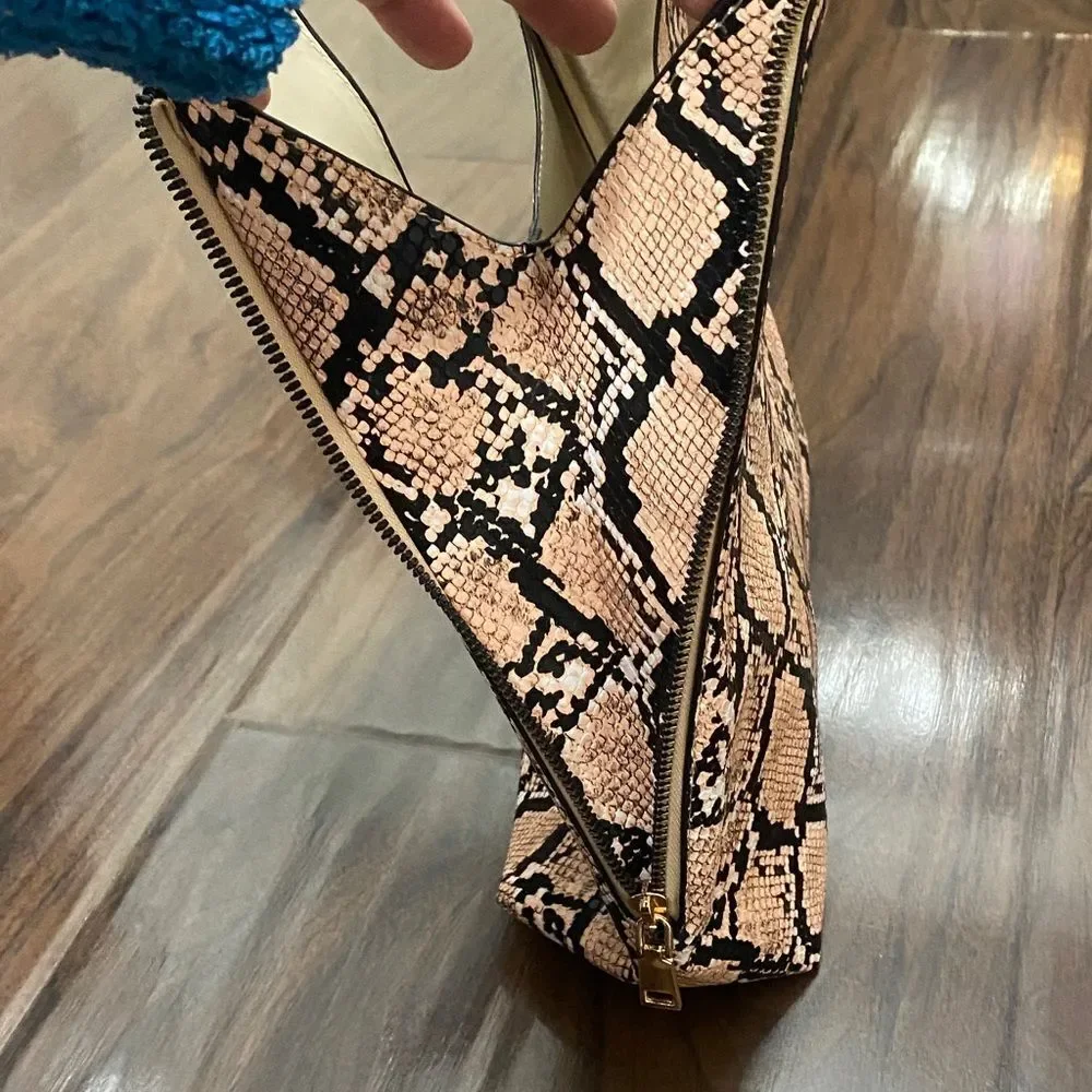 Ustyle Snakeskin Pattern Hobo Bag